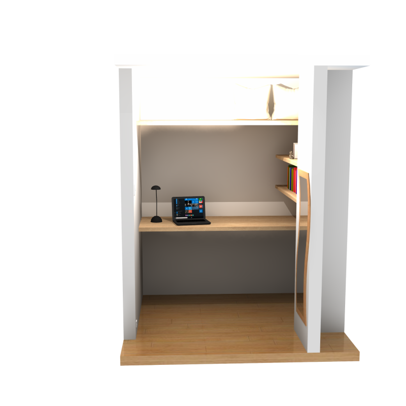 Y L R Meuble Sur Mesure Vannes Bureau 3DDD