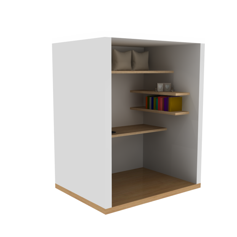 Y L R Meuble Sur Mesure Vannes Bureau 3D